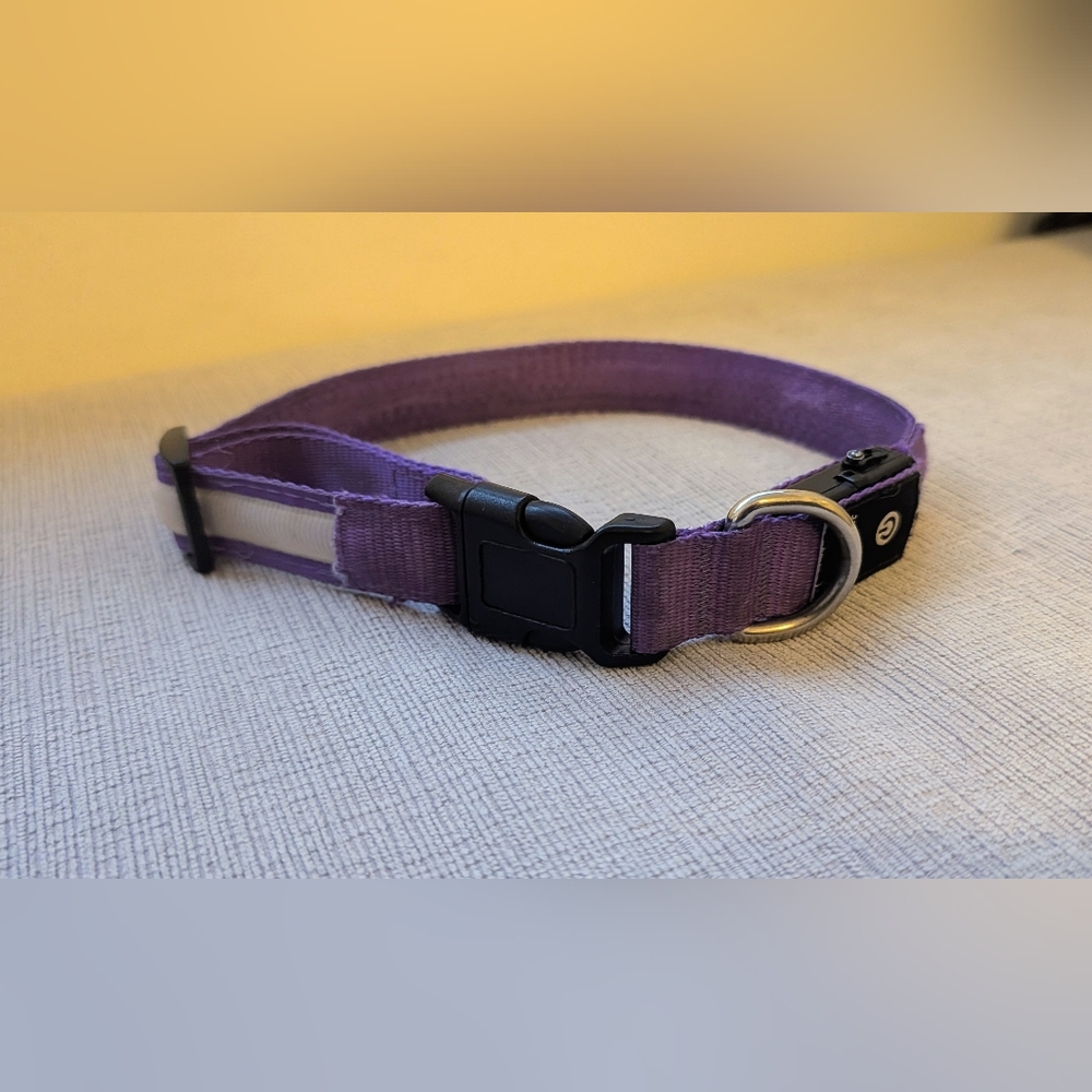 PcEoTllar LED Dog Collar Rechargeable Light Up Dog - Size Large